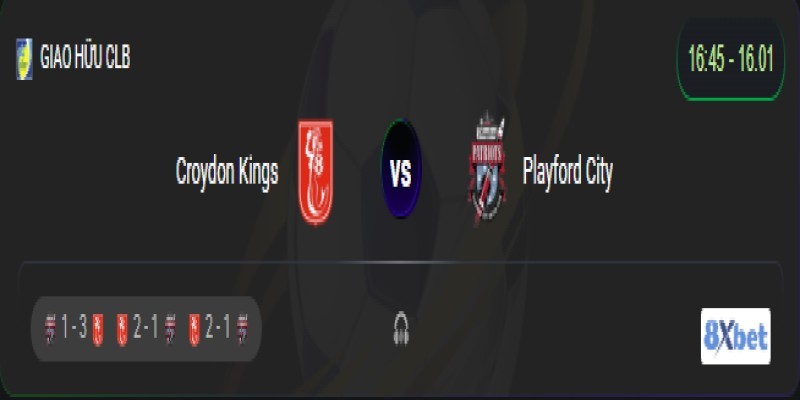 Xem trực tiếp Croydon Kings vs Playford City vào lúc 16:45, ngày 16/01/2026