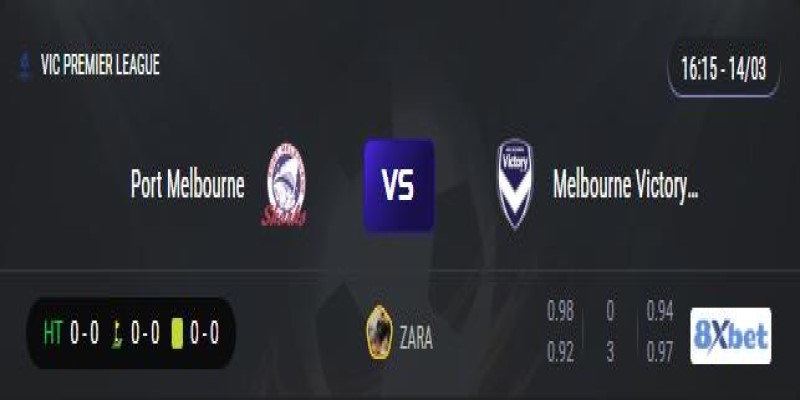 Xem trực tiếp Port Melbourne vs Melbourne Victory (R) vào lúc 16:15, ngày 14/03/2025