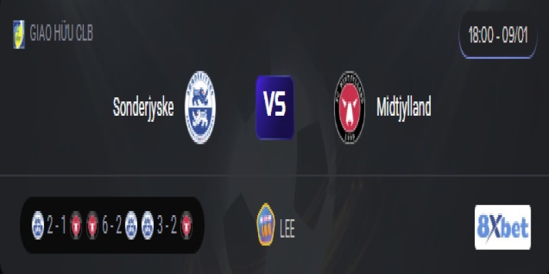 Trực tiếp Sonderjyske vs Midtjylland 18:00, ngày 09/01/2026